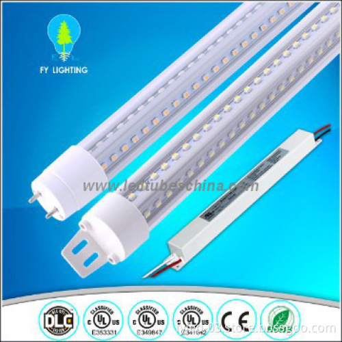 UL DLC listed V shaped Cooler Door LED Tube with External driver